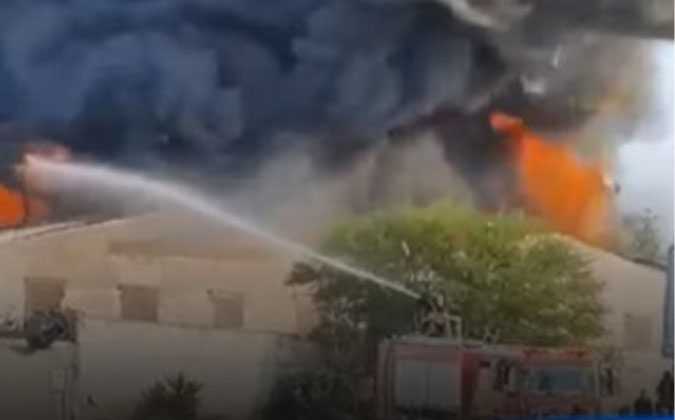 اندلاع حريق في مصنع بولاية بن عروس